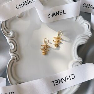 Authentic Chanel re-purposed earrings